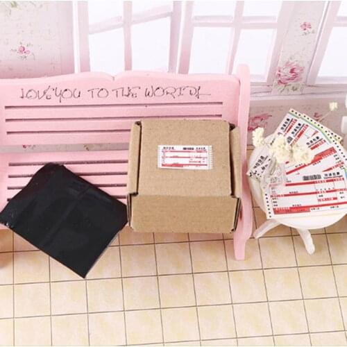 4pcs 1:12 Dollhouse DIY Mini express Kit model Model Dollhouse Miniatures Accessories
