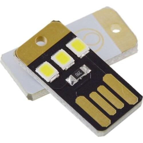 5pcs Mini super bright USB keyboard light notebook computer mobile power supply chip LED Nightlight