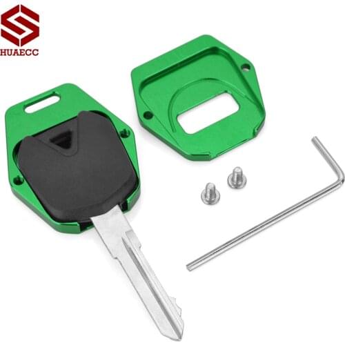 Motorcycle CNC Key Cover Case Shell Decoration for Kawasaki Ninja 250 250R 300 600 NINJA 650 ZX250R