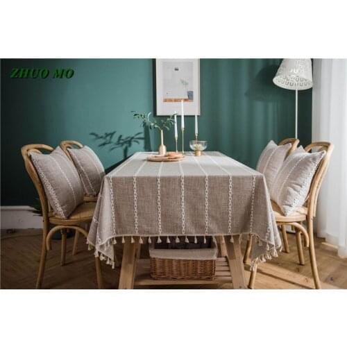 Decorative Table Cloth Tassel Tablecloth Rectangular Tablecloths Dining Table Cover Buy pillowcase separately mantel mesa nappe