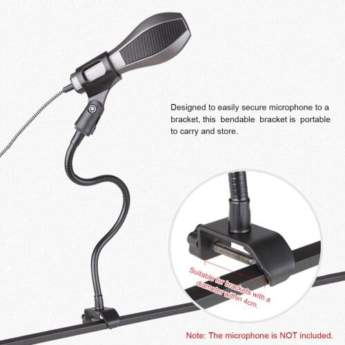 Microphone Bracket Gooseneck Bracket Hose Support Telescopic Stand Live Support Desktop Bracket Accessory for Microphone