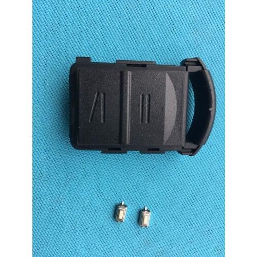 Replace Key Shell For Vauxhall For Opel Corsa C Combo Tigra Meriva Agila Combo 2 Button Remote Key Case Cover Fob 2 Micro Switch