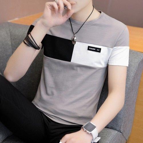 95% cotton Short Sleeve male T-shirt summer dress thin bottom shirt mens half-sleeved body-shirts top streetwear