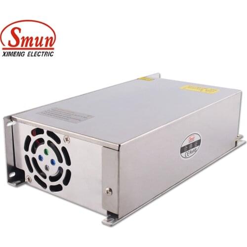 SMUN S-600-48 110V/220VAC to 600W 48VDC 12.5A Single Output AC-DC Switching Power Supply Unit