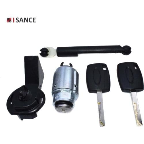 ISANCE Hood Bonnet Lock Release Lock Cylinder Kit 2 Keys For Ford Focus II Mk2 2004 -2011 OE# 1355231 , 4M5AA16B970AB