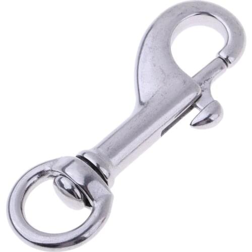 Perfeclan Stainless Steel Hook Ring Snap Bolt Single End Buckle Clip 68mm