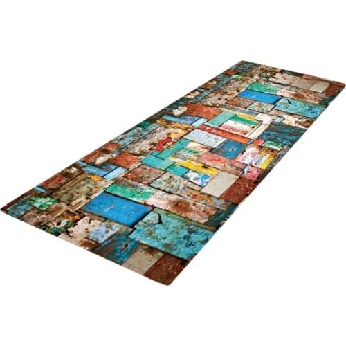 Non-woven Fabric Door Mat Living Room Rug Runner Anti-Slip Carpet 120x40cm