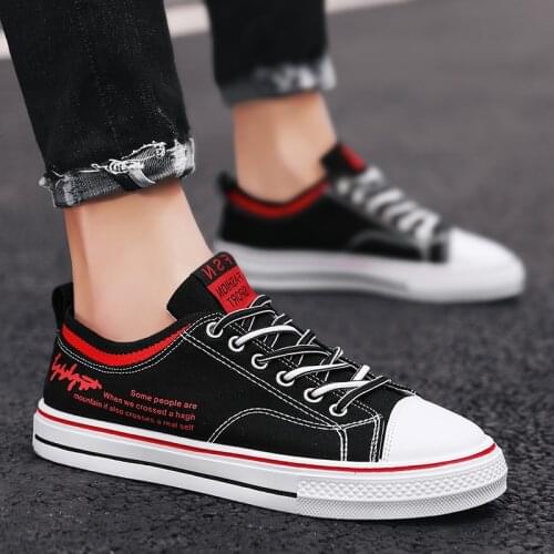 Sneakers Men Outdoor Jogging Sport Shoe Male Canvas Breathable Letter Soft Bottom Casual Training Running Skate Shoes Zapatillas