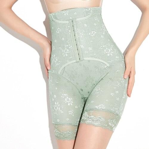 Lace High Waist Trainer Control Panties Women Stretchable Underwear Tummy Slimming Shapers Shapewear Abdomen Modeling Straps