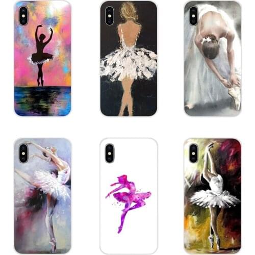 Lovely Ballerina girl dancing Buy For Huawei Honor 4C 5C 6X 7 7A 7C 8 9 10 8C 8S 8X 9X 10I 20 Lite Pro Transparent Soft TPU Case