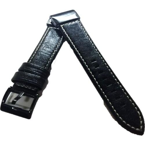 Wrist Band For Garmin Smart Watch Strap Real Leather Bracelet Replacement Parts Watch Strap For Garmin Fenix 3 5 5X Mens Band