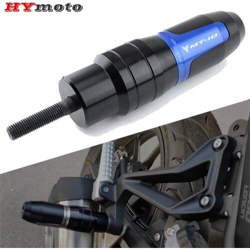 With LOGO MT-10 Crash Pads Protection For Yamaha MT10 MT 10 Newest Motorcycle Accessories CNC Aluminum Exhaust Sliders Protector