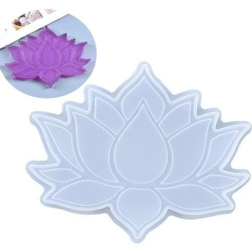 Lotus Coaster Epoxy Silicone Mold for DIY Resin Craft Home Decoration Handmade Tools