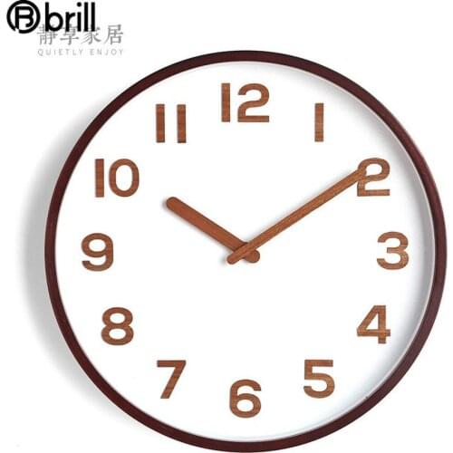 Modern Luxury Large 3d Wall Clock Wood Silent Bedroom Living Room Clocks Wall Home Decor Kitchen Office Decoration Modern Reloj