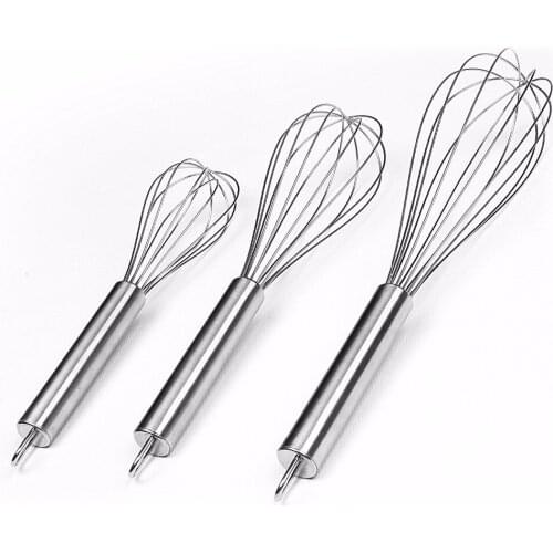 Stainless Steel Egg Beater Balloon Whisk Milk Cream Butter Whisk Mixer Stiring Blender Tool Kitchen Tools
