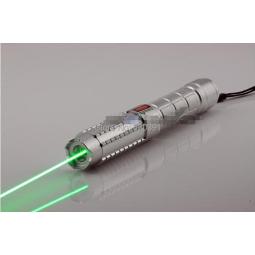 AAA High Power Military Green Laser Pointer 100W 100000m Flashlights 532nm light Burning Match,Burn cigarettes+5 caps Hunting