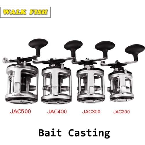 WALK FISH Max Drag Boat Fishing Reel Right Handle optional Lure Fishing Reel 12+1BB Bait Casting Drum Wheel Coil Tackle For Bass