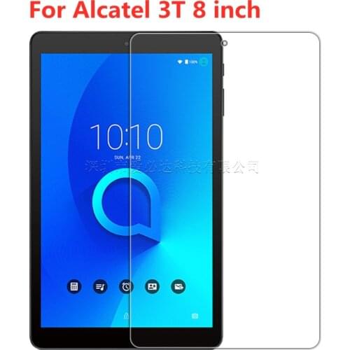9H tablet Tempered Glass For Alcatel 3T 8 Tablet 8.0 inch screen protector glass Film