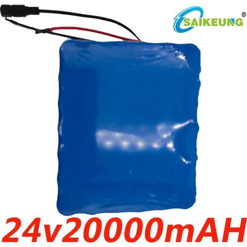 The 24V20000mAH Lithium Battery Pack with 30A BMS Protection Function is Suitable for Electric Bicycles, Electric Scooters