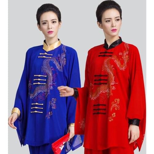 Women summer tai chi clothing Wushu Kung Fu,martial art Suit Chinese Stly three pieces