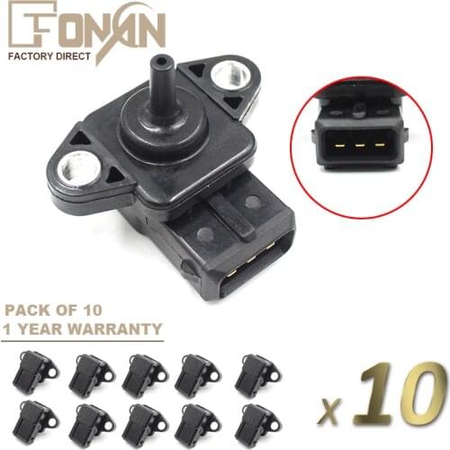 10X MAP Manifold Absolute Turbo Pressure Sensor For Mitsubishi L200 OUTDOOR SPORT PAJERO 2.5 MR299300 E1T16671A E1T16671