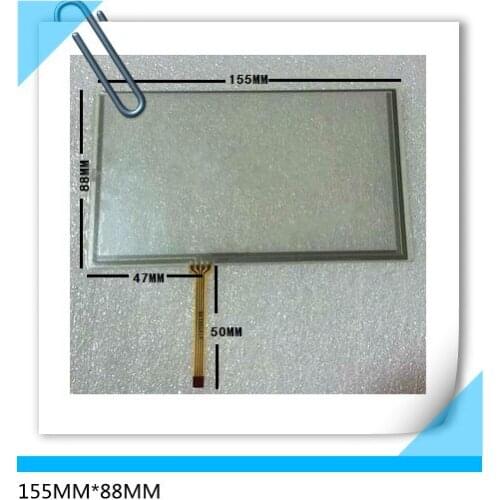 155*88 GPS navigation vehicle 6.2 -inch resistive touch screen XWT288 155mm*88mm free shipping