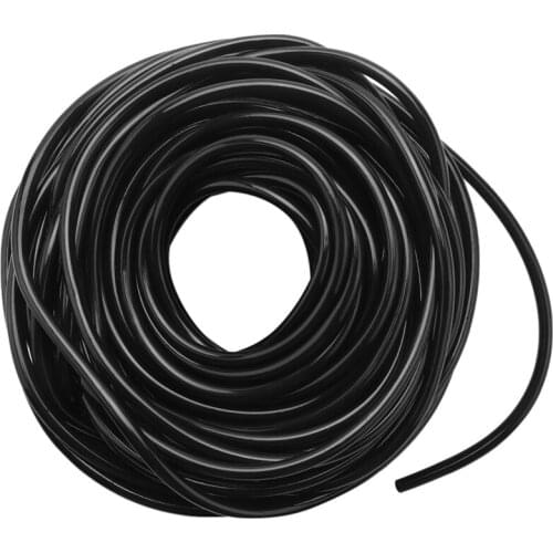 4 / 7Mm Sprinkler System Laying Tube Irrigation Pipe Black 20M