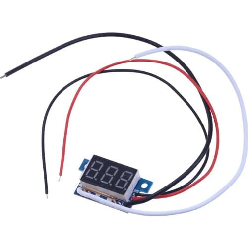 THGS Digital LED Ammeter AMP Panel Power Indicator Ammeter DC0-10A Red