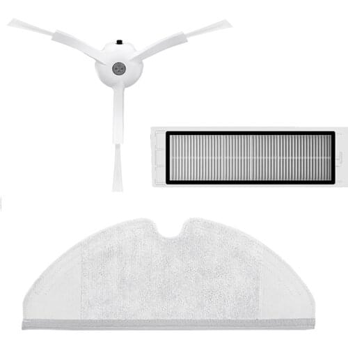Hepa Filter Side Brush Water Tank Filter Mop Rag for Xiaomi Roborock S5 Max S6 MaxV S50 S51 Robot Vacuum Cleaner Parts