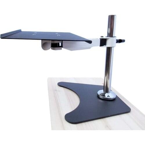 DL-T101-LP60 40CM high 10kg big metal base 10"-17" laptop desktop stand notebook holder nice black one arm computer bracket