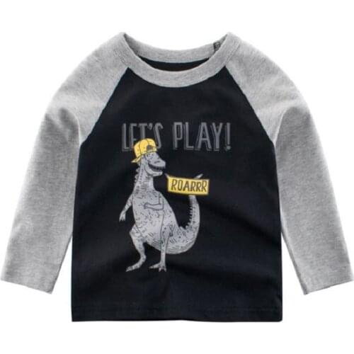 Boy Long Sleeve T-Shirt Autumn Childrens Clothing Baby Cotton Korean-Style Generation