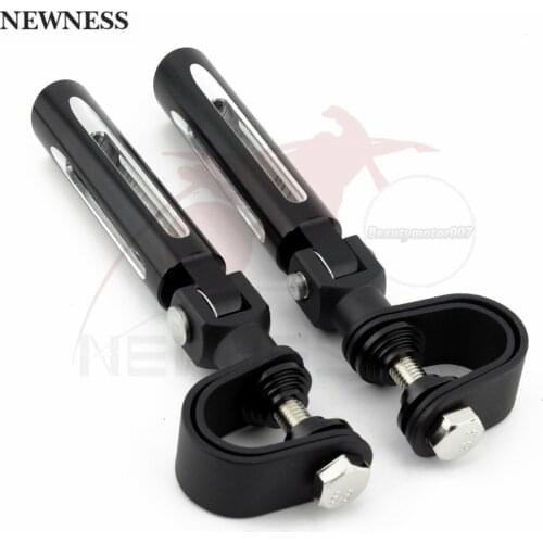 25mm/32mm CNC Highway Pegs Adjustable Motorcycle Footpegs Engine Guard Crash Bar Footrest Mount For Harley Sportster XL Dyna