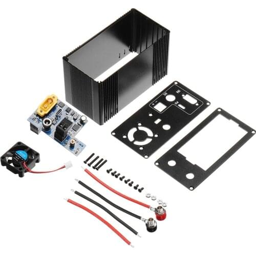 Aluminum Alloy Multiple Interfaces DIY Shell Kit for XYH3606 CNC DC Buck Boost Converter XYH3606W