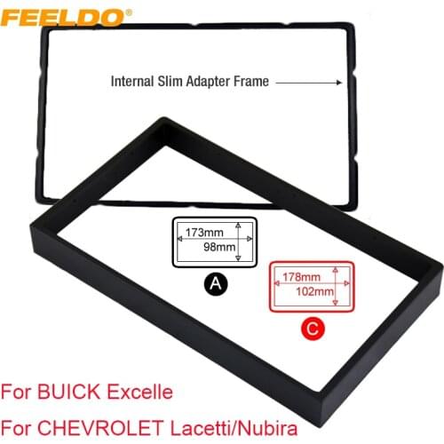FEELDO Car DVD/CD Radio Stereo Fascia Panel Frame Adapter Fitting Kit For Excelle/Lacetti/Aveo/Forenza/Viva #AM1601