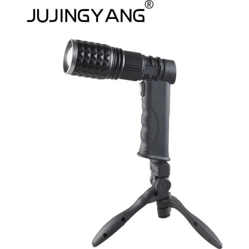 JUJINGYANG Mini Pistol Flashlight + Tripod Free Combination Camping Flashlight