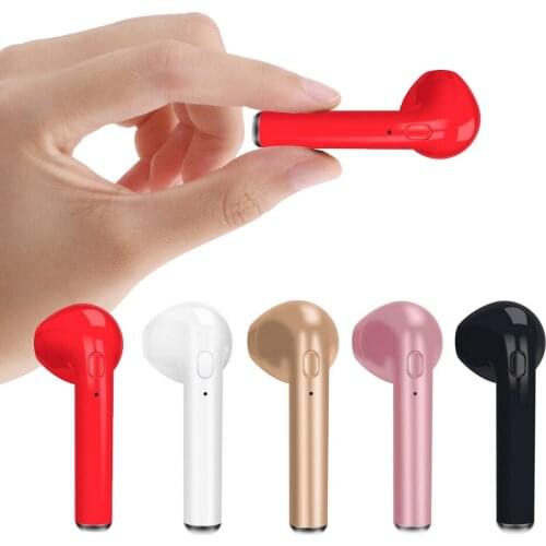 Mini i7s Wireless Bluetooth Earphones Stereo Earbuds Headset Handsfree in ear Headset with Mic For huawei Xiaomi