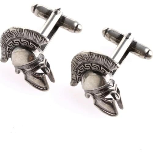 Mens Wedding Party Gift Retro Helmet Cufflinks Shirt Cuff Links Cufflinks Hot