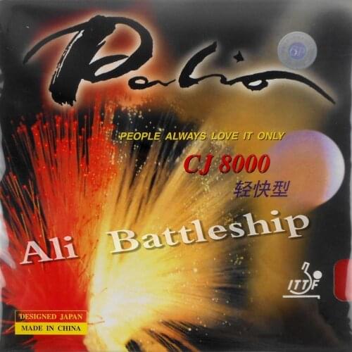 Original Palio CJ8000 Light&Fast Type pips-in table tennis pingpong rubber with sponge