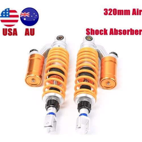 Pair 12.60" 320mm Motorcycle Rear Shock Absorbers Air Suspension For Honda CT70 Yamaha Suzuki