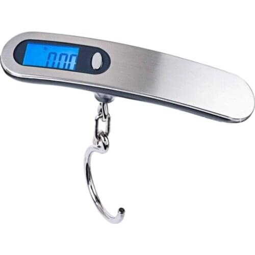 Portable Electronic Kitchen Scales 50KG/10G Hook Fishing Scales Hanging Digital Travel Suitcase Luggage Scales Cooking Tools