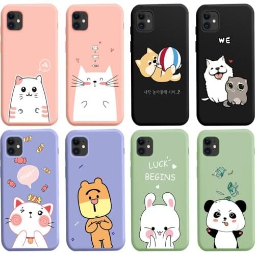 Cartoon Liquid Silicone Phone Case For Samsung A01 A11 A12 A42 A21 A31 A51 A71 A10S A20S A30S A50S A70S A6 Shockproof Case Cover