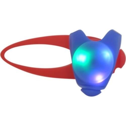 6 Colors Pet Dog Collar Night Light LED Pendant Pet Silicone Light Blinking LED Collar Pet Supplies Dog Products L