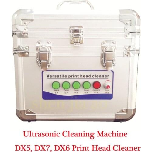 110v/220v ultrasonic cleaning machine Ultrasonic print head cleaner march DX5 DX6 DX7 printhead /Professional cleaning machine