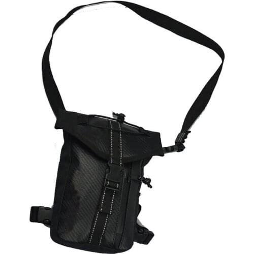 Waterproof Oxford Men Motorcycle Rider Waist Pack Bag Hip Bum Drop Pouch Shoulder Crossbody Messenger Travel Belt Fanny Leg Bag