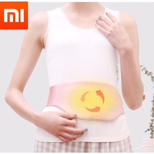 Xiaomi Smart Home PMA D11 100% Real Silk Graphene Therapy Heating Smart Waist Belt 3 Gear Ultralight Body Heater Massager