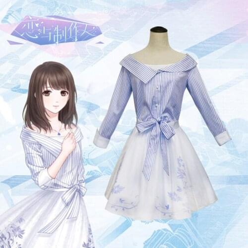 New game Love and Producer Cosplay Custom Skirt Women Dress Free Shipping