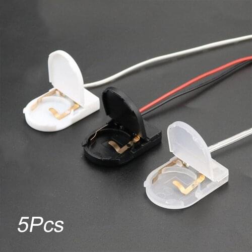 1/5PCS CR2032 Button Coin Cell Battery Socket Holder Case Cover With ON-OFF Switch 3V Cell Battery Storage Box