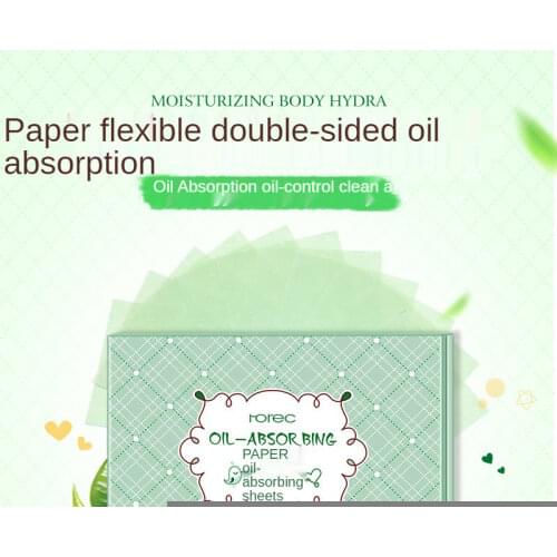 100sheets/pack Green Tea Facial Oil Blotting Sheets Paper Cleansing Face Oil Control Absorbent Paper Beauty makeup tools