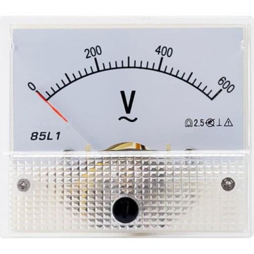 85L1 Pointer AC Voltmeter Class 2.5 Analog Voltage Voltmeter Panel Meter