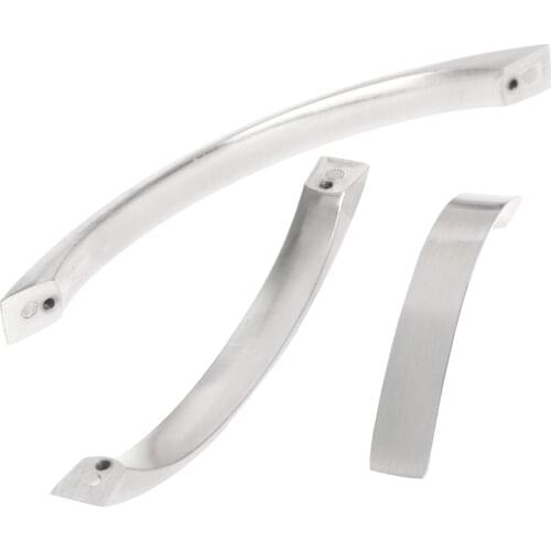 96/128/160mm Silver Brushed Modern Door Knobs Cabinet Drawer Wardrobe Cupboard Pull Handles Kitchen Furniture Handles and Knobs